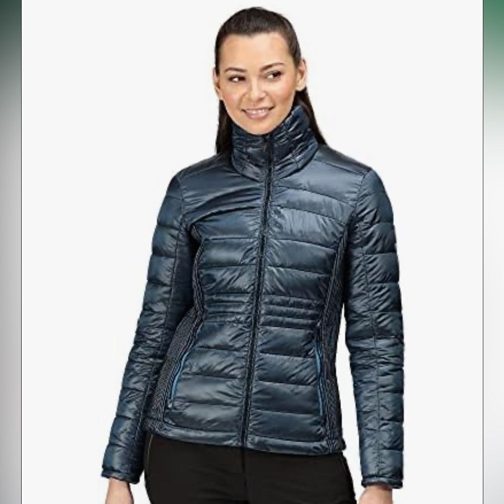 New with tags Regatta Great Outdoors Keava Blue Sapphire jacket size S/6.